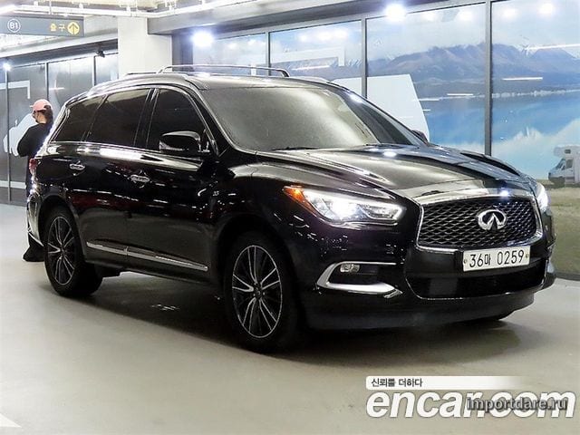 INFINITI QX60 2016 — 177 507 км, чёрный, Корея — под ключ — фото 1