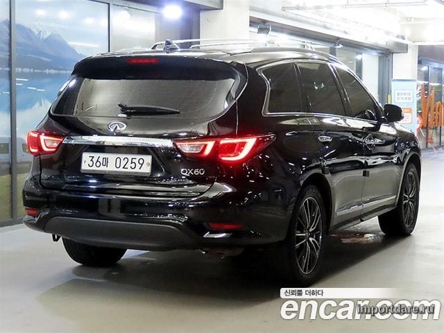 INFINITI QX60 2016 — 177 507 км, чёрный, Корея — под ключ — фото 4