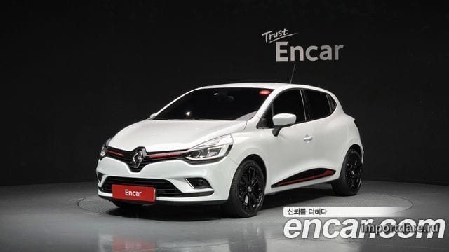 RENAULT KOREA CLIO 2018 — 64 447 км, белый, Корея — под ключ — фото 1
