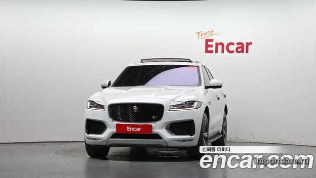 JAGUAR F-PACE 2017 — 126 526 км, белый, Корея — под ключ — фото 3