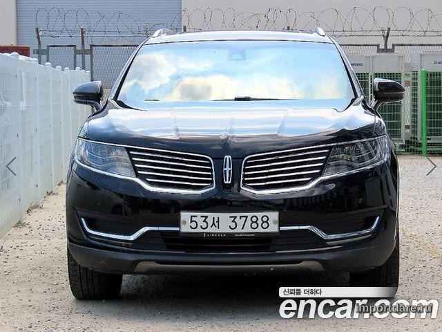 LINCOLN MKX 2018 — 123 686 км, чёрный, Корея — под ключ — фото 2