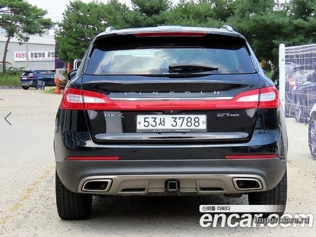 LINCOLN MKX 2018 — 123 686 км, чёрный, Корея — под ключ — фото 4