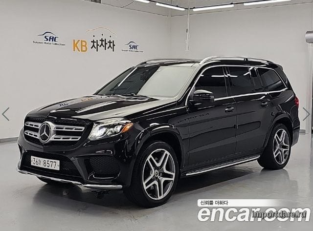 MERCEDES-BENZ GLS-CLASS X166 2018 — 170 955 км, чёрный, Корея — под ключ — фото 5