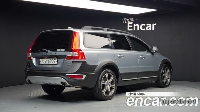 VOLVO XC70 2015 — 135 014 км, светло-серебристый, Корея — под ключ — фото 2