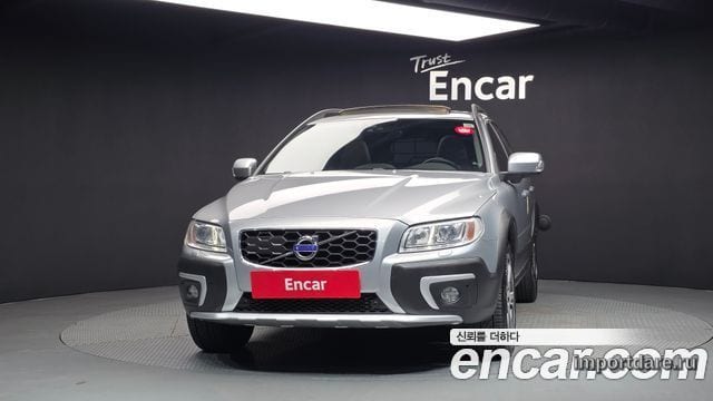 VOLVO XC70 2015 — 135 014 км, светло-серебристый, Корея — под ключ — фото 3