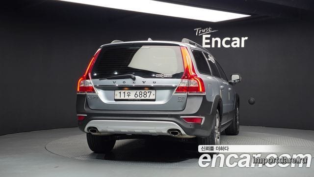 VOLVO XC70 2015 — 135 014 км, светло-серебристый, Корея — под ключ — фото 4