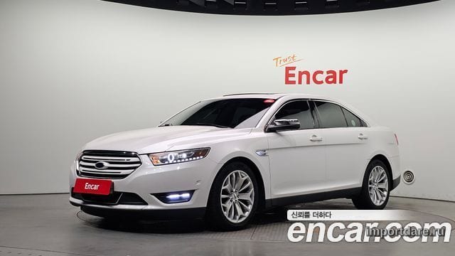 FORD TAURUS 2015 — 176 752 км, белый, Корея — под ключ — фото 1