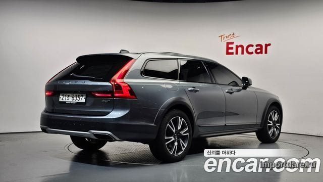 VOLVO V90 CROSS COUNTRY 2019 — 89 270 км, серый, Корея — под ключ — фото 2