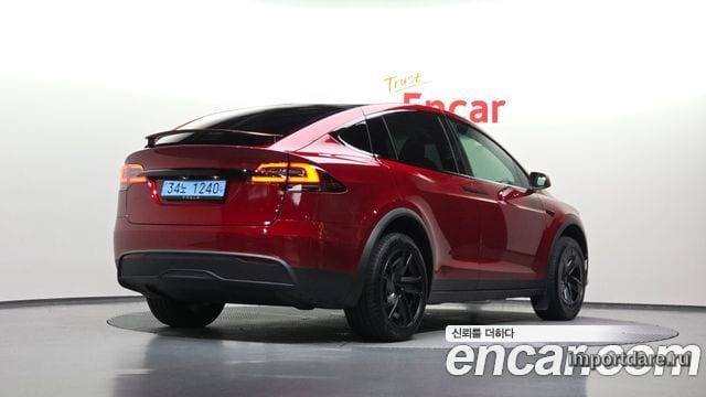 TESLA MODEL X 2026 — 4 622 км, красный, Корея — под ключ — фото 2