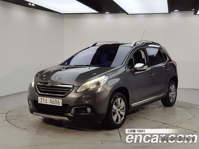 PEUGEOT 2008 2017 — 123 093 км, серебристо-серый, Корея — под ключ — фото 1