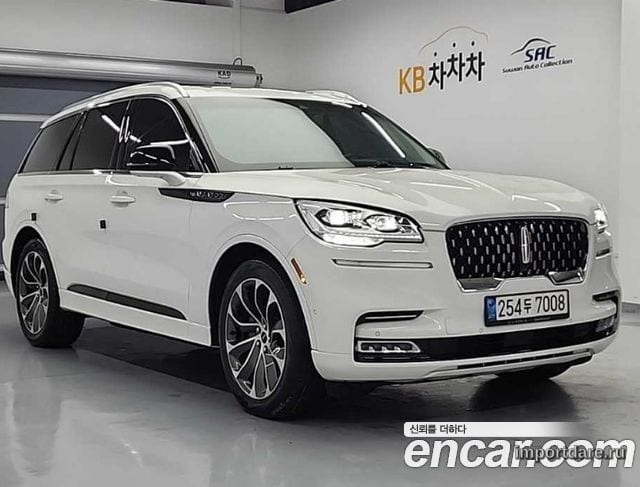 LINCOLN AVIATOR 2021 — 54 435 км, белый, Корея — под ключ — фото 4