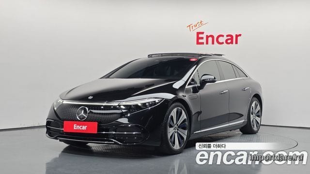 MERCEDES-BENZ EQS V297 2022 — 31 250 км, чёрный, Корея — под ключ — фото 1