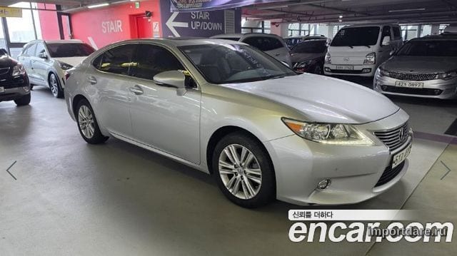 LEXUS ES350 2014 — 140 316 км, серебристый, Корея — под ключ — фото 1