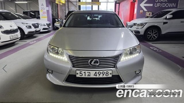 LEXUS ES350 2014 — 140 316 км, серебристый, Корея — под ключ — фото 2