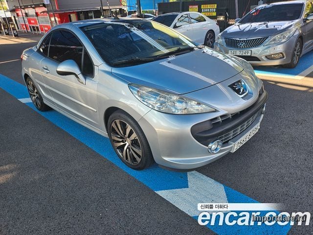 PEUGEOT 207CC 2009 — 267 000 км, серебристый, Корея — под ключ — фото 8