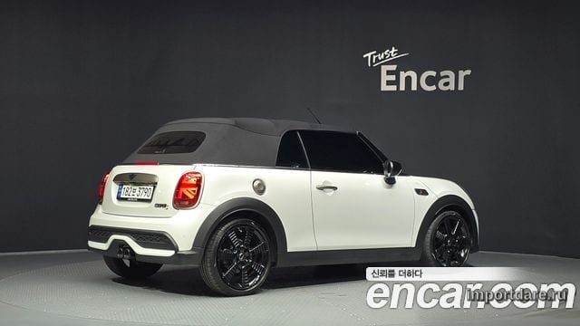 MINI COOPER S CONVERTIBLE 2024 — 30 601 км, белый, Корея — под ключ — фото 2