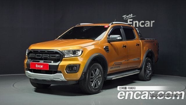 FORD RANGER 2022 — 28 003 км, оранжевый, Корея — под ключ — фото 1