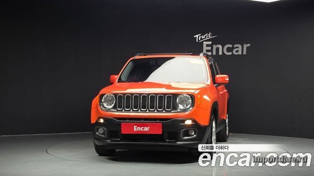 JEEP RENEGADE 2017 — 118 221 км, оранжевый, Корея — под ключ — фото 3