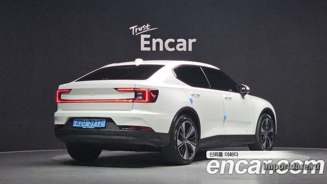 POLESTAR POLESTAR 2 2023 — 120 178 км, белый, Корея — под ключ — фото 2