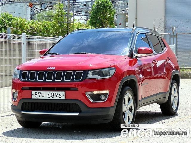 JEEP COMPASS 2019 — 82 743 км, красный, Корея — под ключ — фото 2