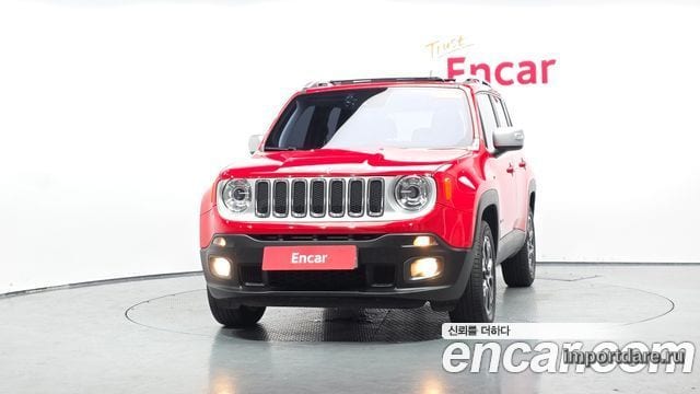 JEEP RENEGADE 2018 — 76 834 км, красный, Корея — под ключ — фото 3