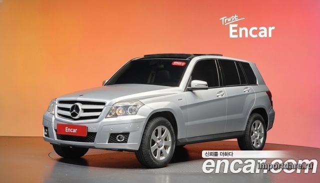 MERCEDES-BENZ GLK-CLASS X204 2010 — 141 180 км, серебристый, Корея — под ключ — фото 2