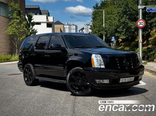 CADILLAC ESCALADE 2013 — 199 704 км, чёрный, Корея — под ключ — фото 1