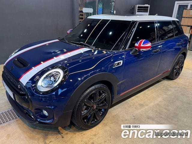 MINI COOPER S CLUBMAN 2016 — 82 431 км, синий, Корея — под ключ — фото 1