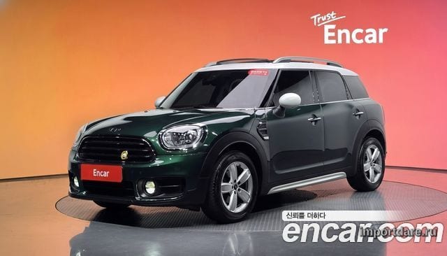 MINI COOPER D COUNTRYMAN 2017 — 77 352 км, зелёный, Корея — под ключ — фото 2