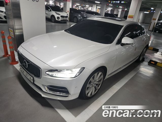VOLVO S90 2019 — 169 000 км, белый, Корея — под ключ — фото 10