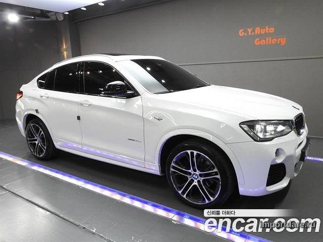 BMW X4 2017 — 121 786 км, белый, Корея — под ключ — фото 2