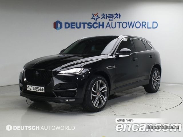JAGUAR F-PACE 2019 — 100 374 км, чёрный, Корея — под ключ — фото 12