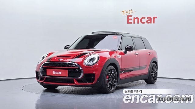 MINI COOPER S CLUBMAN 2018 — 114 655 км, красный, Корея — под ключ — фото 1