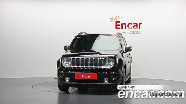 JEEP RENEGADE 2019 — 51 764 км, чёрный, Корея — под ключ — фото 3