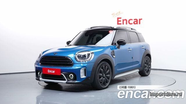 MINI COOPER COUNTRYMAN 2024 — 7 825 км, синий, Корея — под ключ — фото 1