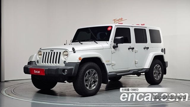 JEEP WRANGLER 2015 — 147 735 км, белый, Корея — под ключ — фото 1