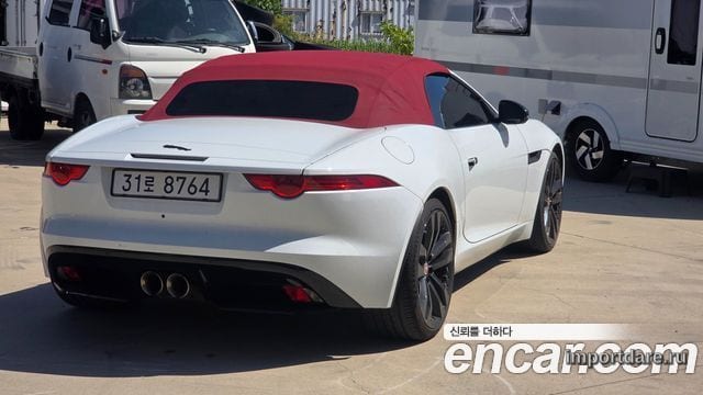 JAGUAR F-TYPE 2016 — 161 500 км, белый, Корея — под ключ — фото 4