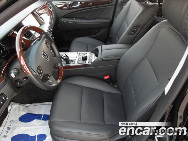 HYUNDAI EQUUS 2015 — 222 000 км, чёрный, Корея — под ключ — фото 2