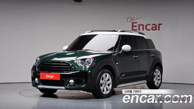 MINI COOPER D COUNTRYMAN 2018 — 31 995 км, зелёный, Корея — под ключ — фото 1