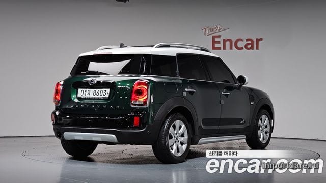 MINI COOPER D COUNTRYMAN 2018 — 31 995 км, зелёный, Корея — под ключ — фото 2