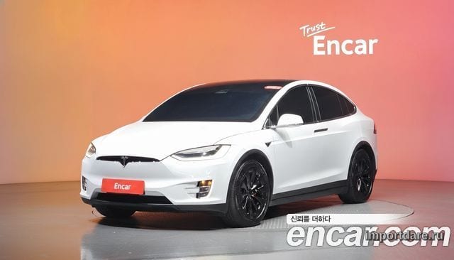 TESLA MODEL X 2019 — 143 513 км, белый, Корея — под ключ — фото 2