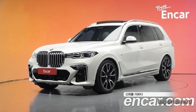 BMW X7 2022 — 108 145 км, белый, Корея — под ключ — фото 2