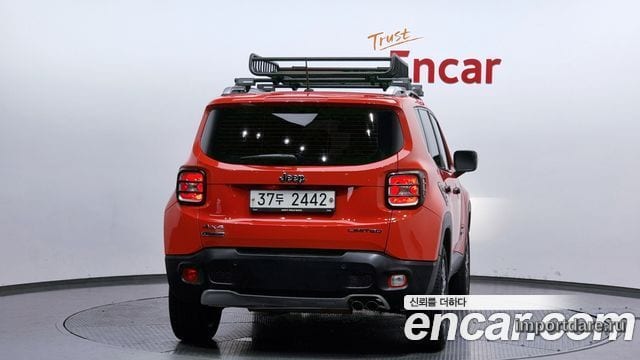 JEEP RENEGADE 2015 — 100 830 км, красный, Корея — под ключ — фото 4