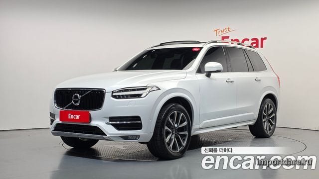 VOLVO XC90 2019 — 201 798 км, белый, Корея — под ключ — фото 1