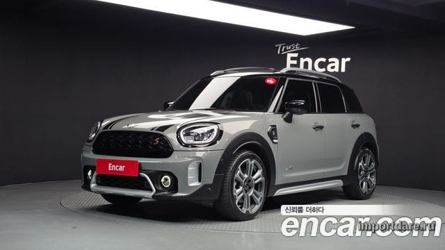 MINI COOPER COUNTRYMAN 2021 — 70 940 км, серебристо-серый, Корея — под ключ — фото 1