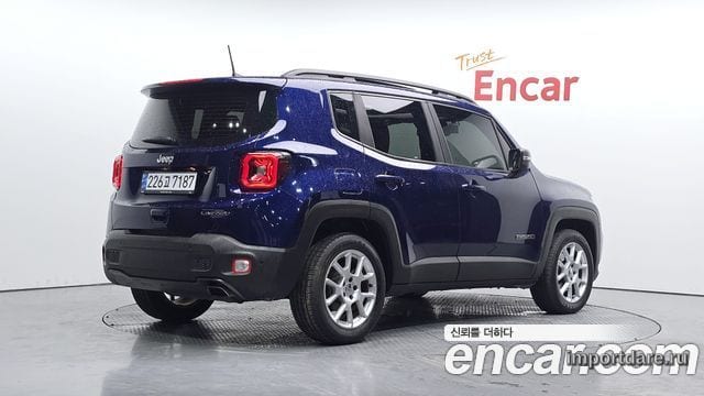 JEEP RENEGADE 2021 — 49 331 км, синий, Корея — под ключ — фото 1