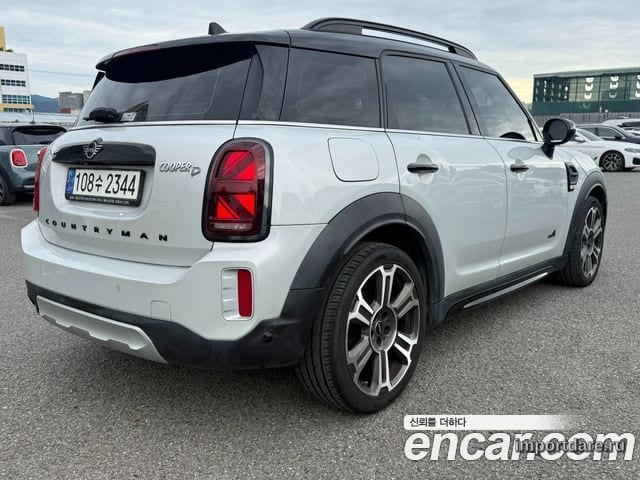 MINI COOPER D COUNTRYMAN 2021 — 91 000 км, серебристо-серый, Корея — под ключ — фото 4