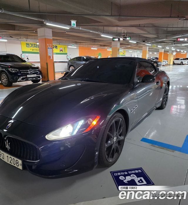 MASERATI GRANCABRIO 2013 — 81 500 км, чёрный, Корея — под ключ — фото 2