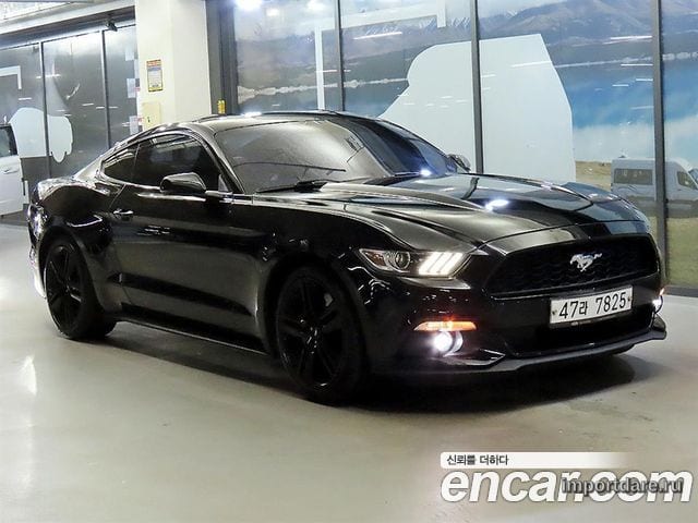 FORD MUSTANG 2015 — 143 164 км, чёрный, Корея — под ключ — фото 1