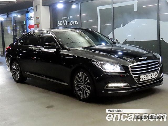 HYUNDAI GENESIS DH 2015 — 179 066 км, чёрный, Корея — под ключ — фото 1